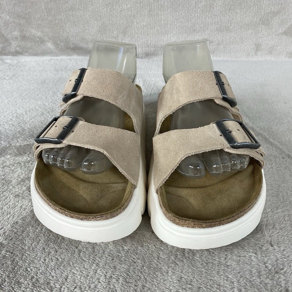 Birkenstock Papillio Arizona Chunky Sandals Womens US 10 EU 41 Sand Slide NEW - Picture 5 of 11